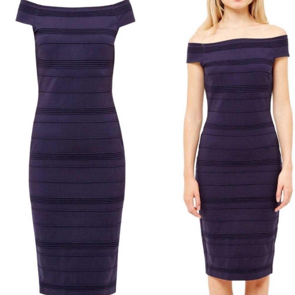 Ted Baker London Inan Bodycon Dress in Blue